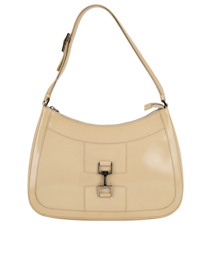 Vintage Jackie, £320, Handbags, Beige, Leather, Front view